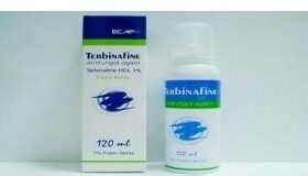 Terbinafine 1% Topical Aerosol Powder