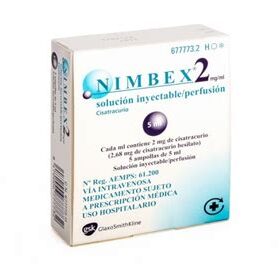 Nimbex 2mg/ml (5ml=10mg) 5 Amps