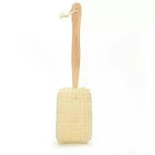 لوفة بيد خشبية