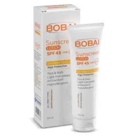 بوباي لوشن حماية من الشمس بمعامل حماية 45 / 120 مل