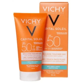فيشي كابيتال ايديال سوليل سائل غير لامع للوجه ملمس جاف بدون لمعه بمعامل