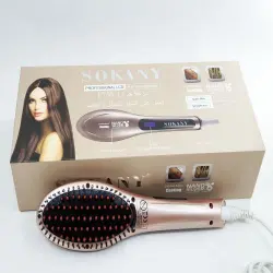 Sokany F750 Straight. Hair Brush فرشاة فرد الشعر المبلل والجاف سوكاني