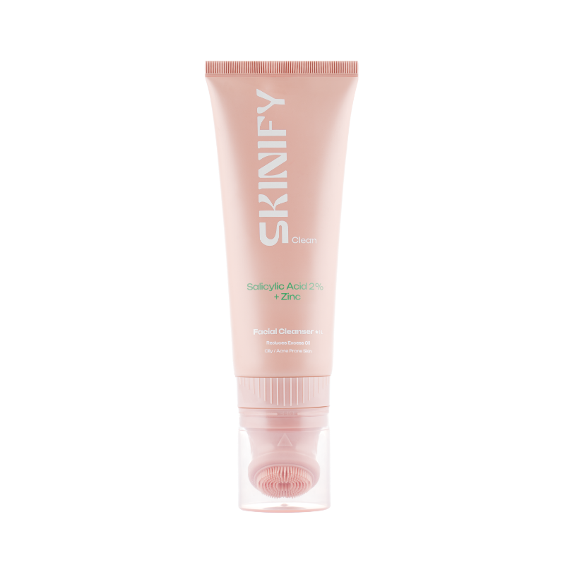 Skinify Clean Salicylic Acid 2%+Zinc Facial Cleanser 200ml Oily/Acne Prone Skin