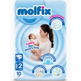 Molfix Mini No.2 10Pcs حفاضة