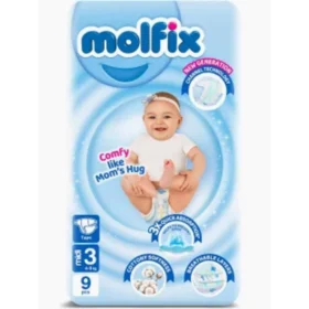 Molfix Midi No.3 9Pcs (10) حفاضة