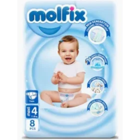 Molfix Maxi No.4 8Pcs 7-18Kg حفاضة